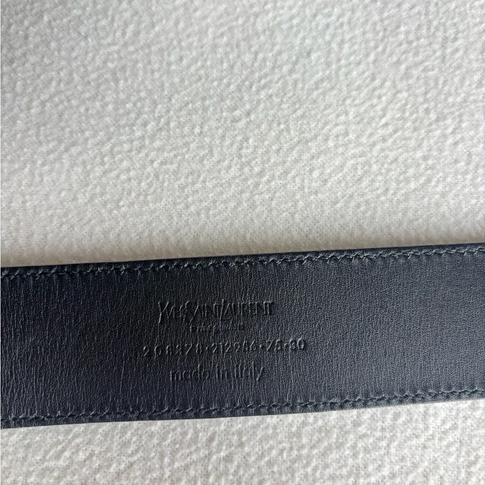Yves Saint Laurent Patent Buckle Belt - Picture 3 of 8